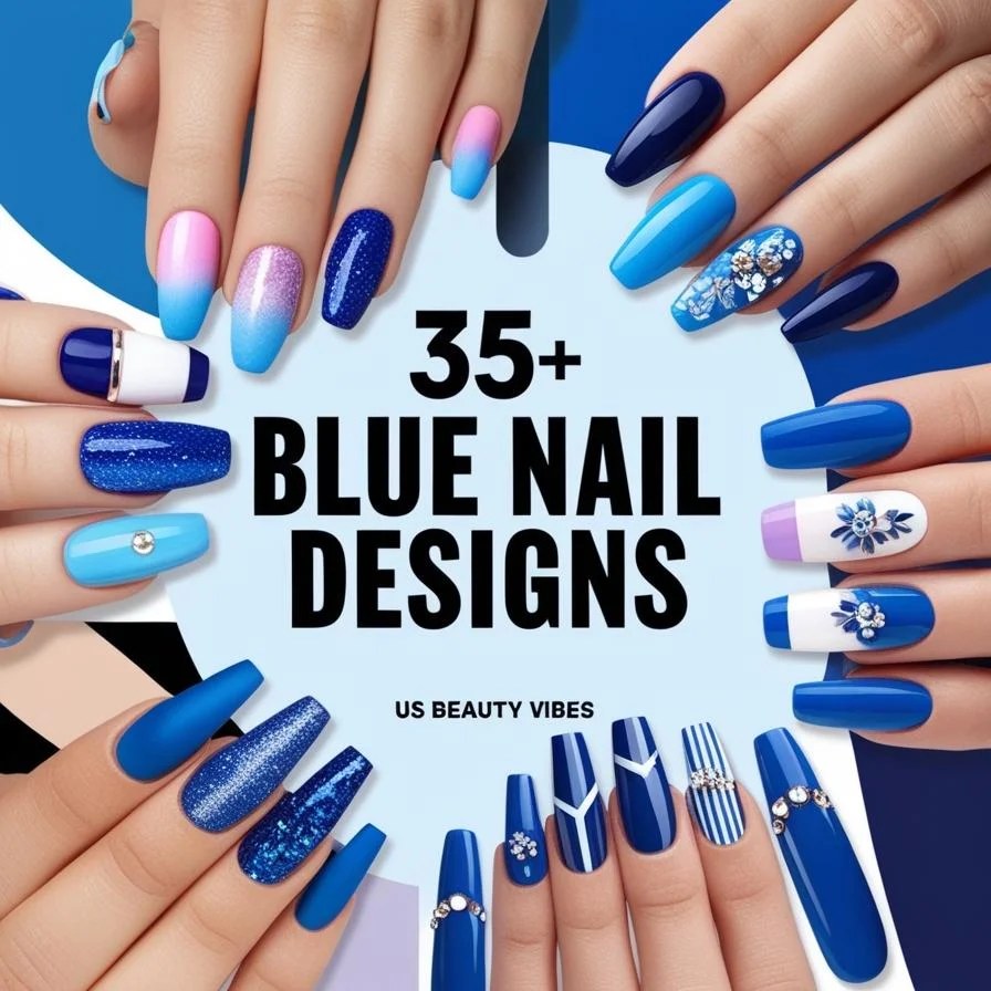 Blue Nail Designs